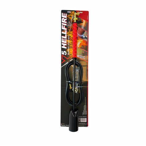 XTRWBHFX5P-10 XTRWELD HELLFIRE X5 PROPANE WEED BURNER AND TORCH, 500K BTU